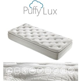 Resim Uzunbebe 120X200 Ortopedik Yaylı Yatak Kuş Tüyü Pedli Yaylı Yatak 