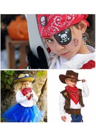 Resim Kare Bandana Fular 