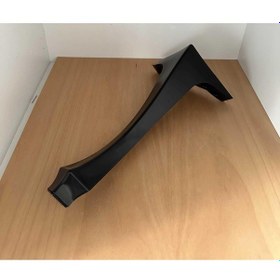 Resim Mobilya Masa Sehpa Ayağı Puf Lükens Siyah Plastik Sehpa Ayağı 40x16x16 Cm 4 Adet 
