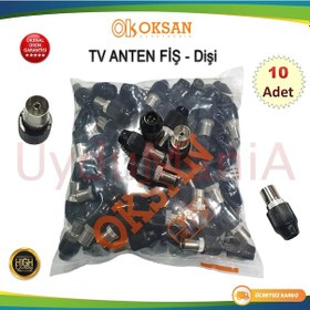 Resim Oksan Tv Anten Fiş Dişi 10 Adet 