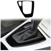 Resim Bmw E90 E92 Vites Çerçevesi Kaplaması Alt Kısım Siyah 