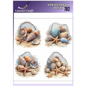 Resim Ütü İle Rub On Transfer Kağıdı - No: 782 30x30 Cm 