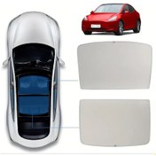 Resim Meridiangoods Tesla Model Y 2020 2024 Panoramik Tavan Güneşliği Serinletir Menzili Artırır 