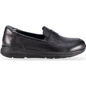 Resim Forelli Gola-g Kadın Siyah 36-41 Deri Comfort Ayakkabı 