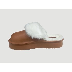 Resim Pierre Cardin PC-55332 Kadın Içi Peluşlu Terlik Taba 