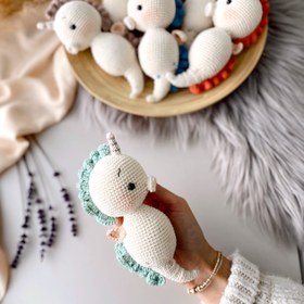 Resim Amigurumi Denizatı Oyuncak - Mint 