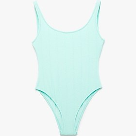 Resim Koton U Yaka Dokulu Mayo Green 5sak20131mm Yeşil 