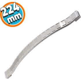 Resim Nzb Mobilya Banyo Mutfak Dolabı Çekmece Kapı Dolap Kapak Kulpu Metal Kulbu Krom 224 mm Kulp 