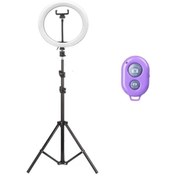 Resim Sentor Tripod 2 Metre Telefon Tutucu Tripod Ayak + 3 Adet Telefon Tutucu +1 Adet Multi Pozisyon Adaptör 