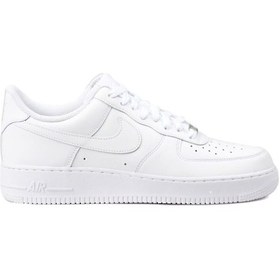 Resim Nike Unısex Beyaz Spor Ayakkabı - Air Force 1 '07 Beyaz 