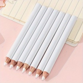 Resim 5 Paket Beyaz Ustalar Kireç İşaret Edici Kalemler, Yüksek Görünürlü, Kolay Silinebilir, Elbise Ustaları ve Başlangıçlar için Dikiş ve Kumaş İşaret Edici Set 