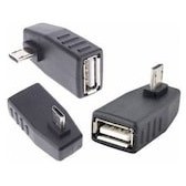 Resim Mikro usb otg doksan derece micro usb çevirici Mikro usb otg doksan derece micro usb çevirici