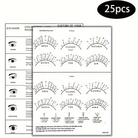 Resim 25 Kaş Uygulama Kartı Kaş Haritaları ve Kaş Uzatma Başlangıçları İçin Uygun, Başlangıçlar İçin Kıvır ve Çap Kılavuzları İçerir. 