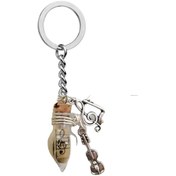 Resim Cam Şişede Nota Anahtarlık 