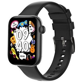 Resim Inteya Hiwatch Neo Amoled Ekran Android Ve iOS Uyumlu Sesli Görüşme Özellikli Siyah Akıllı Saat 