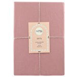 Resim Cotta Old Rose Tek Kişilik Lastikli Çarşaf 200x100 The Mia