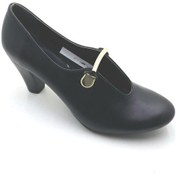 Resim Punto Bayan Siyah Topuklu Ayakkabı 