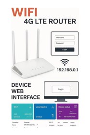 Resim NOVACOM N300 Wi-Fi 4G/LTE Kablosuz İç Mekan Sim Kart Destekli Modem 