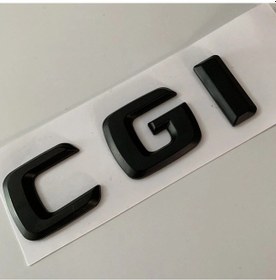 Resim Benz Cgı Piano Black Bagaj Yazısı Düz Tip 3m 3d Abs Mercedes 204 