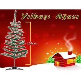 Resim Mena Rise Yılbaşı Çam Ağacı Gür Dallar 120 cm 