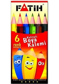 Resim Fatih Kuru Boya 6 Renk Yarım Boy Çok Renkli 