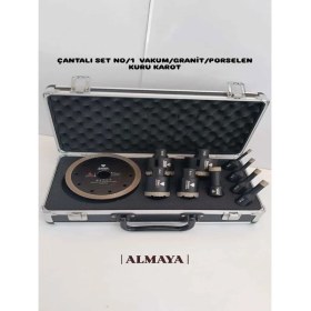 Resim Çantalı Set No/1 Vakum/granit/mermer/porselen Kuru Karot 