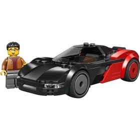 Resim LEGO® City Elektrikli Süper Araba Yapım Seti 60486-5 Yaş Üzeri Çocuklar için Sürücü Minifigürlü Yaratıcı Oyuncak Yapım Seti (109P) 