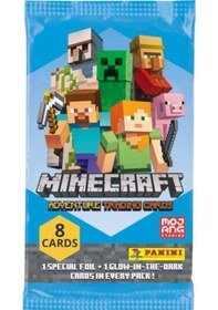 Resim Panini Minecraft Macera Koleksiyon Kartları Destek Paketi (8 Kart 