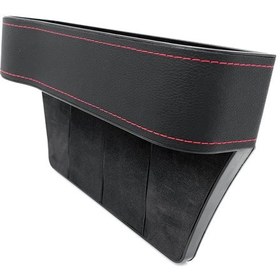 Resim Geeksen Araç Koltuk Organizatörü - Büyük Depolama, Pu Deri, Usb Şarj, Anahtar & Cüzdan İçin 