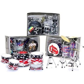 Resim Dekoratif Masaüstü Mini Bateri Seti - 21x14 Cm Koleksiyonluk Otan 