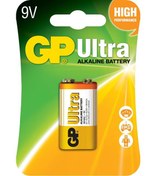 Resim GP 9V Ultra Alkalin Pil Tekli Paket GP1604AU 