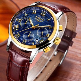 Resim Lige Deri Kordonlu Erkek Kol Saati 