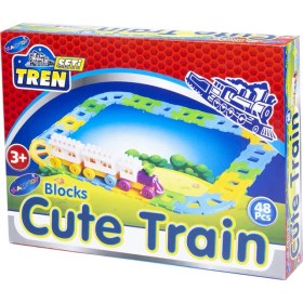 Resim Kartoy Tren Seti 48 Parça 