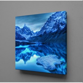 Resim Buzullar Kanvas Tablo 150x150cm 