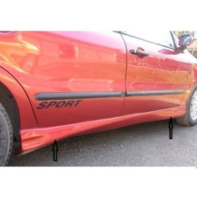 Resim Fiat Marea Kapi Alti Marşpiyel Takimi - Mat Siyah STR-393 