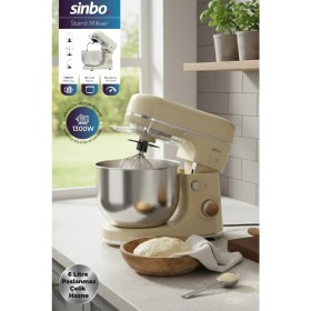 Resim Güçlü 1300W, 6l Stand Mikser, Profesyonel Mutfak Araçları 