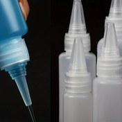 Resim 5 Adet Dolum Yapılabilir Damlatıcı Şişeler - Tutkal, Mürekkep ve Yağ İçin - Dayanıklı Plastik, Kokusuz, 10/20/30/50ml Boyutlarında Hassas Nozullu - Sıvı Dağıtımı İçin İdeal 