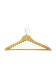 Resim 1 Adet Ahşap Elbise Ceket Askısı Çok Renkli 