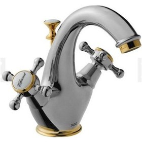 Resim Ideal Standard Jado Retro Klasık Lavabo Bataryası - H2369f2- Krom Altın 
