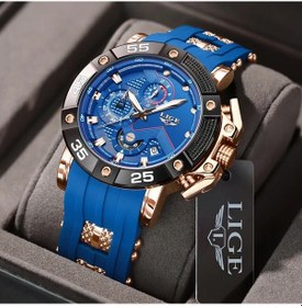 Resim Fochsia Lıge Lüks Kadın Erkek Kol Saati Rose Blue Kadranlı Tarih Gündüz Spor Diğer 