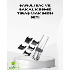 Resim Mestore Kablosuz Profesyonel Tıraş Makinesi - Şarjlı, 60 Dakika Kullanım Süreli, Çelik Bıçaklı, Sessiz Motor 