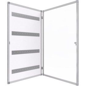 Resim Panda 37x52 Cm 40'lı Anahtar Dolabı Ince Alüminyum Kapaklı Pano 