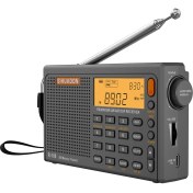 Resim Sıhuadon R108 Kısa Dalga Am Fm Radyo Lw Mw Aır Band Dsp Tam Bant Taşınabilir Radyo Pil Uyku Zamanlayıcısı ile Çalışır Çalar Saat 500 Hatıra Önceden Ayarlanmış Istasyonlar Radıwow Tarafından (Gri) 