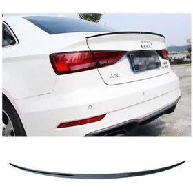 Resim Audi A3 Sedan Bagaj Üstü Piano Black Spoiler 2013-2019 
