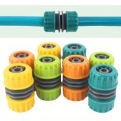 Resim 3'lü Paket Evrensel Bahçe Hortumu Hızlı Bağlantı Adaptör Bağlantı Parçaları, Plastik, 1/2" Konektör, Avrupa ve Amerika için Evrensel Diş Standardı, Ev ve Bahçe Kullanımı için Hortum Çıkış Adaptörü Rakor Bağlantı Parçaları 