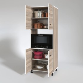 Resim Kenzlife fırın dolabı cahide crd 180*65*50 mutfak XLARGE ayaklı banyo kiler ofis 