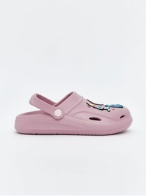 Resim LC Waikiki Pembe Lilo ve Stitch Baskılı Kız Çocuk Sabo Terlik 