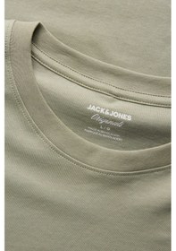 Resim Jack & Jones Erkek T Shirt 12290315 Açık Yeşil Açık Yeşil 