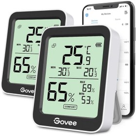 Resim Govee Bluetooth Higrometre Termometre Beyaz 