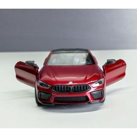 Resim Kinsmart Dianomi 1:38 Bmw M8 Competition Coupe Bordo 